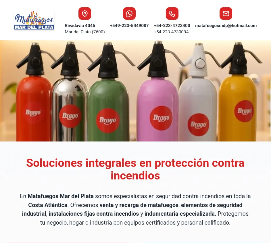 Matafuegos Mar del Plata - [Live Site]