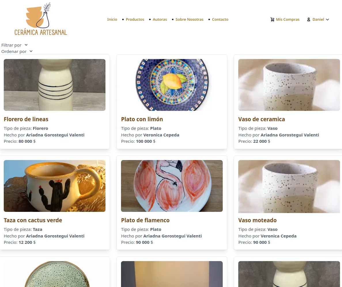 Ceramic Artisan E-Commerce Platform - Template/Showcase
